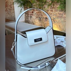 Kate Spade White Shoulder Bag Sam Icon Mini bag like new